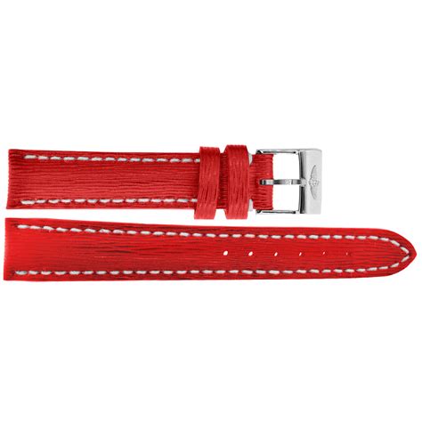 breitling red leather strap|aftermarket breitling straps.